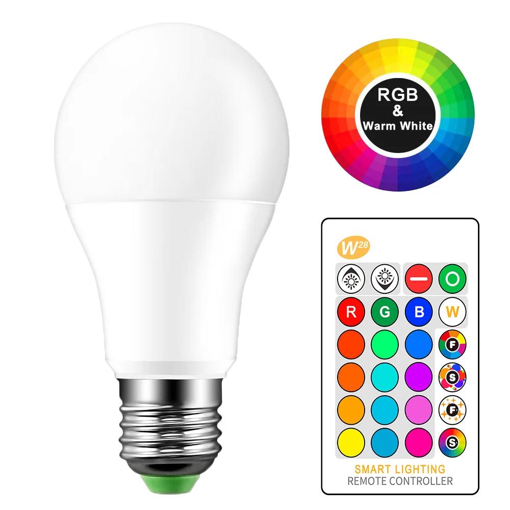 10W RGB LED  E27    , LED  ÷ Ʈκ ̵   KTV  